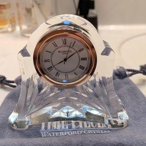Waterford crystal small desk clock